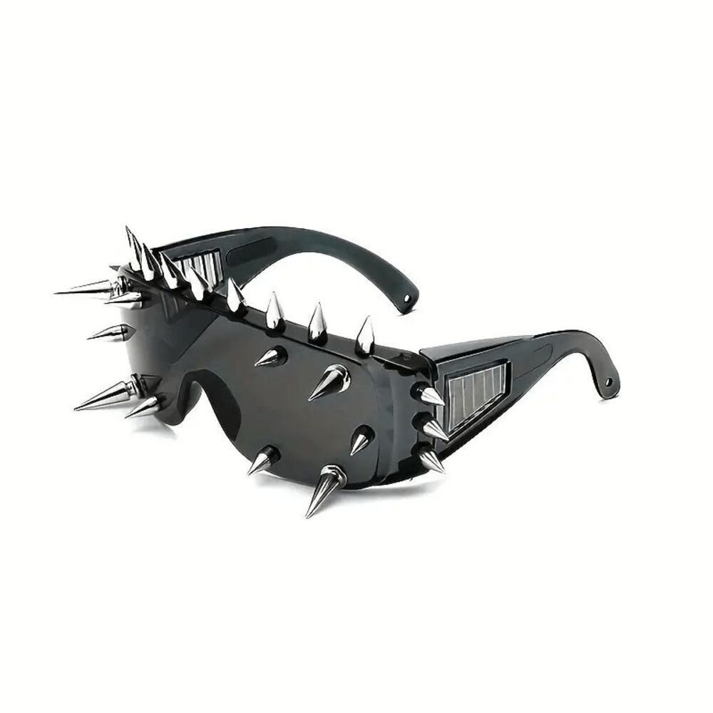 Wicked Silk Goth Emo Punk Cyberpunk Spiked Sun Glasses Shades